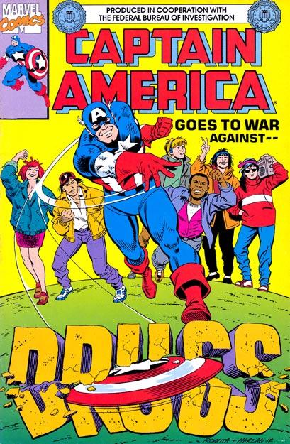 Captain America Goes to War Against Drugs (1990)
