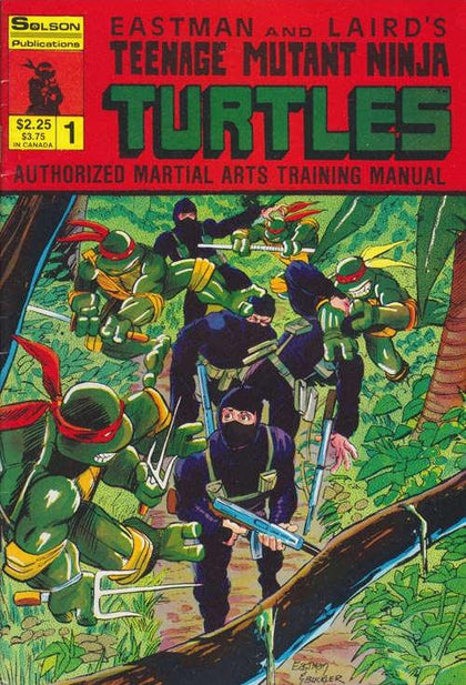 Teenage Mutant Ninja Turtles Authorized Martial Arts Training Manual (1986)