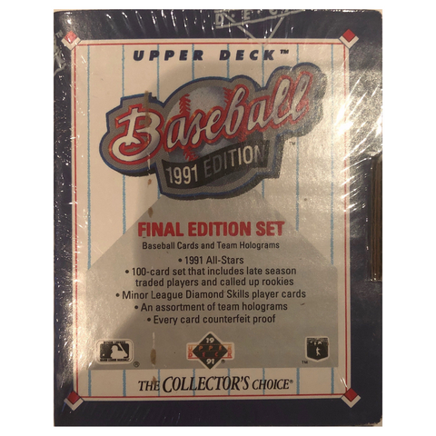 1991 Baseball Upper Deck Final Edition Set