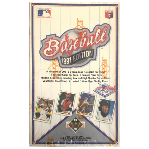 1991 Upper deck Baseball